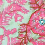 מופשט ירוק ורוד