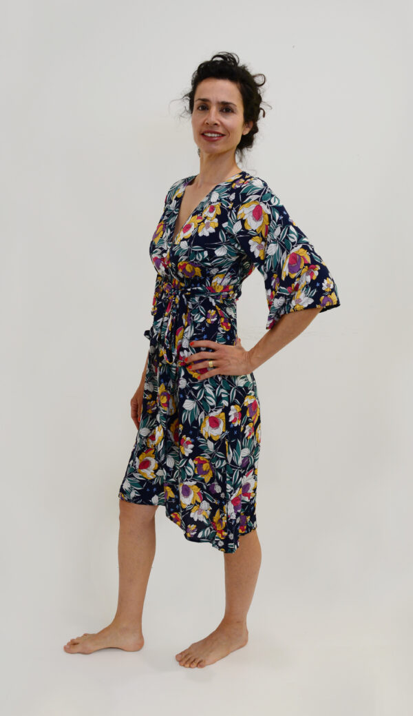 שמלת מעטפת ויסקוזה