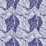 עלים כחול לבן