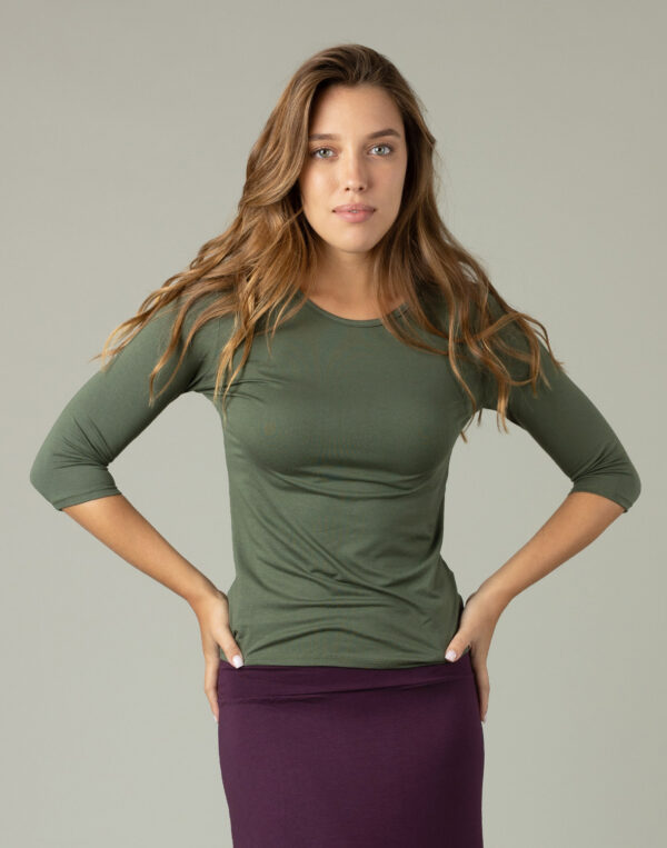 חולצת בייסיק 3/4