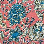 פרחים טורקיז ורוד