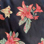 פרחים גדולים רקע נייבי