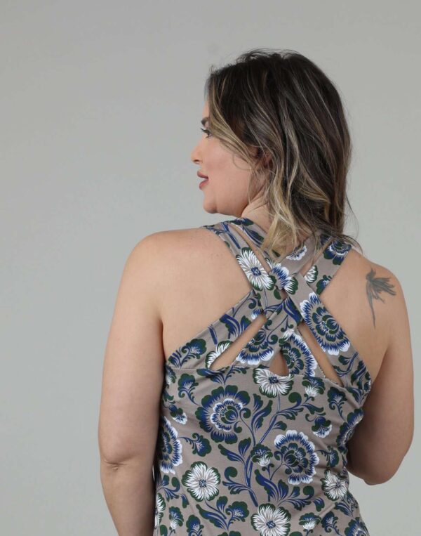 שמלת גופייה מעוצבת