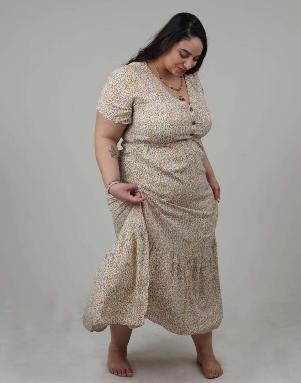 שמלת מקסי ויסקוזה