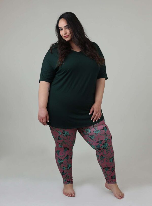 טייץ ארוך מודפס חגורה