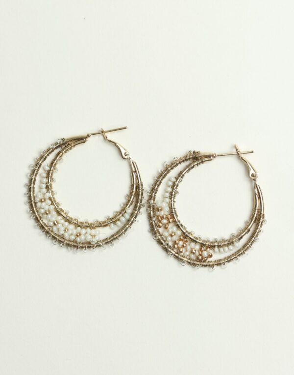 עגילי חרוזים