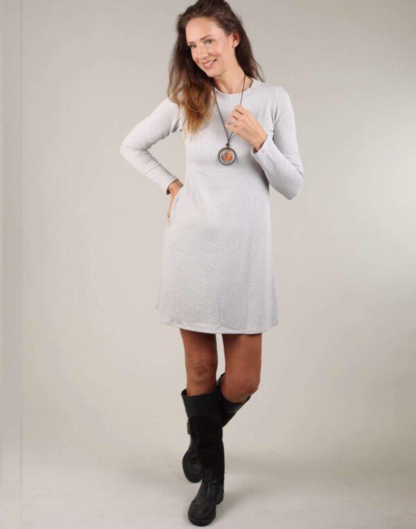 שמלת חורף חלקה