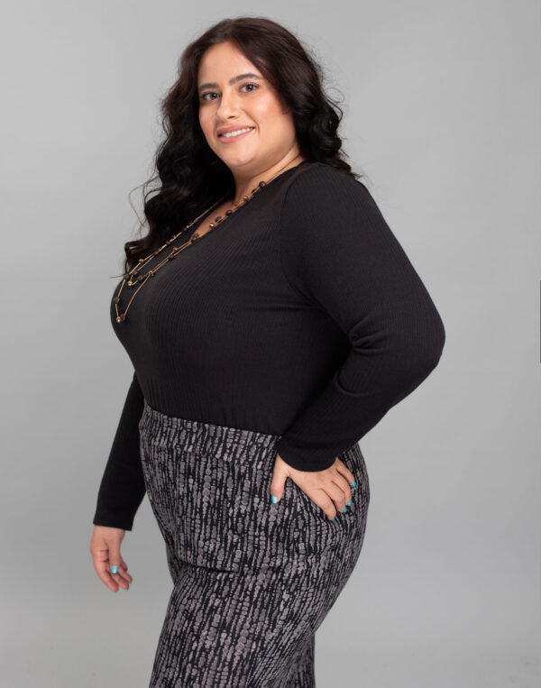 חולצת ריב פלאס סייז