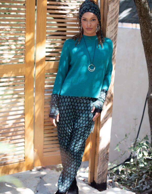 מכנסי שקי מודפסים