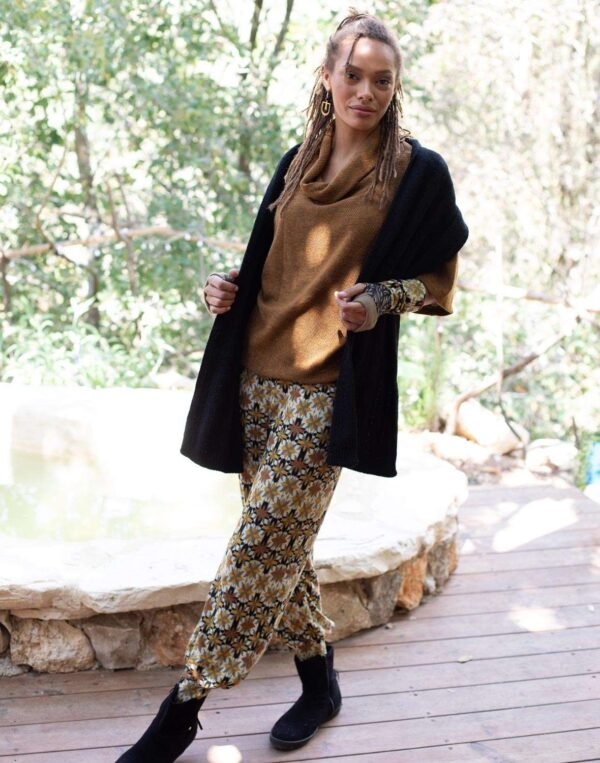 מכנסי הרמון מודפסים