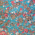 פרחים ורודים וירוקים