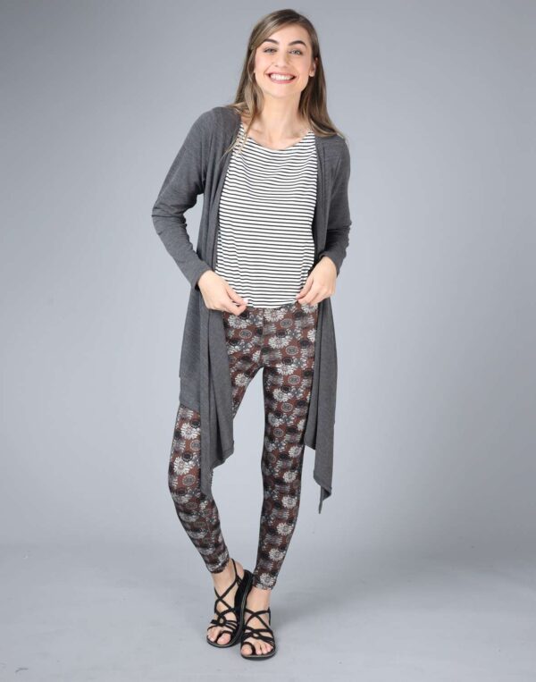 טייץ ארוך מודפס חגורה טייץ ארוך מודפס חגורה