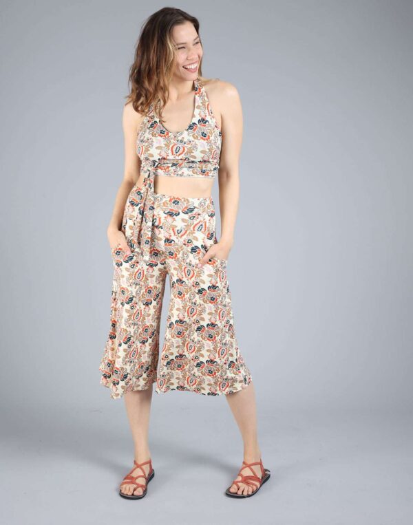 מכנסיים 7/8 מודפסים