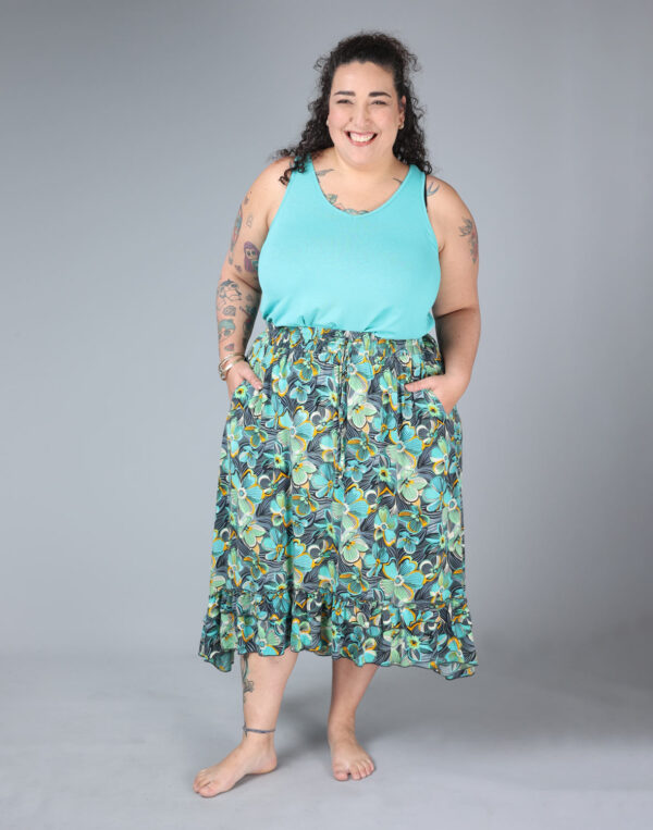 חצאית מודפסת