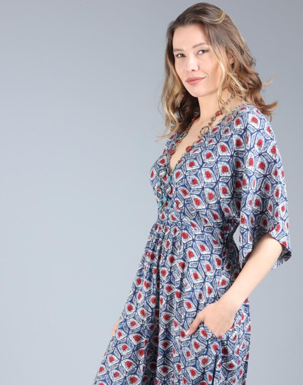 שמלת קימונו מקסי