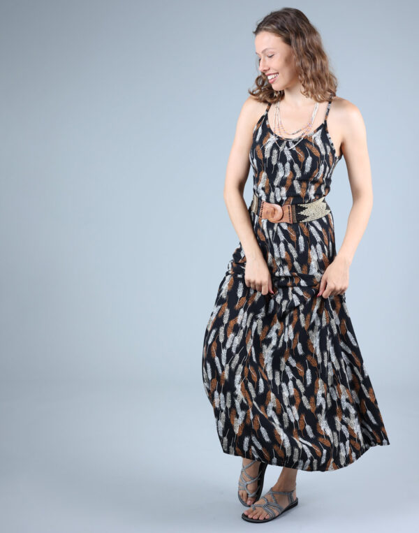 שמלת כתפיות ויסקוזה