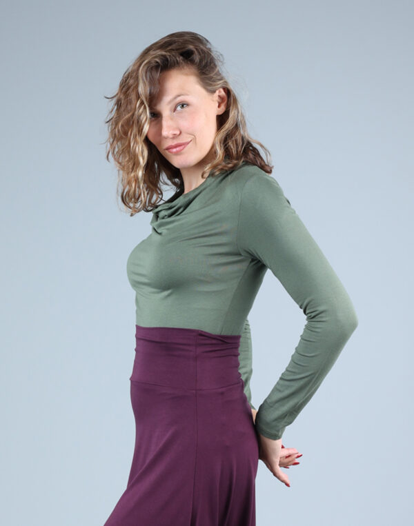 חולצת לייקרה רבידה