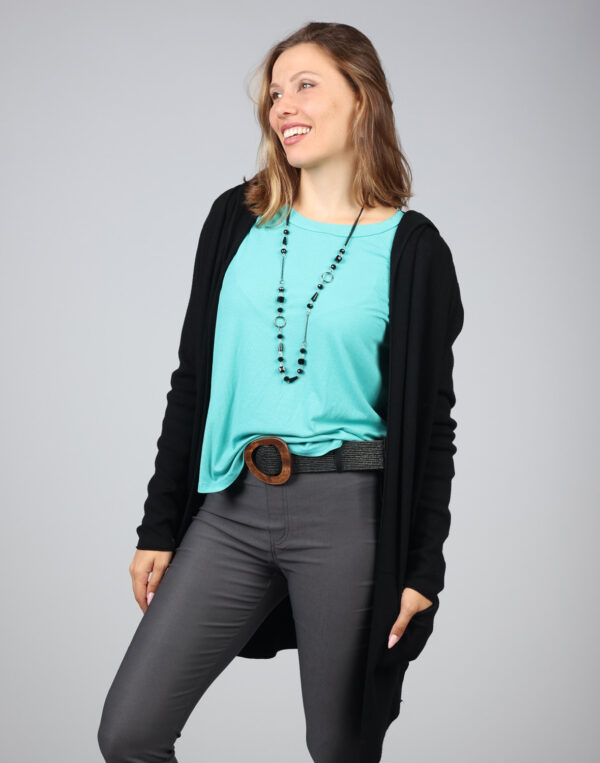 חגורה אבזם עץ