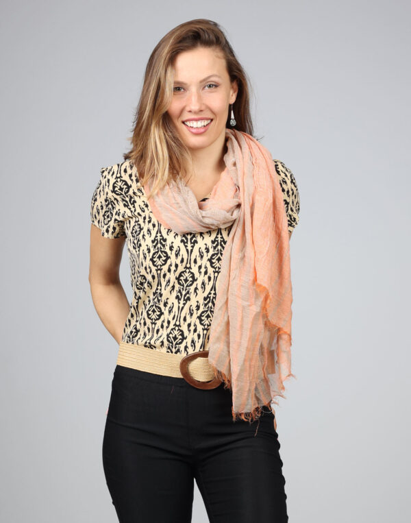 צעיף פסים ארוך