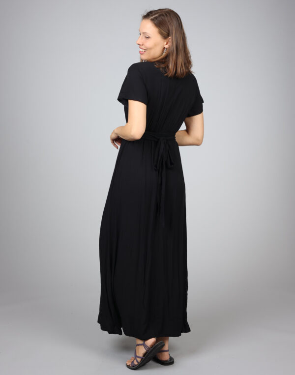 שמלת מקסי חלקה