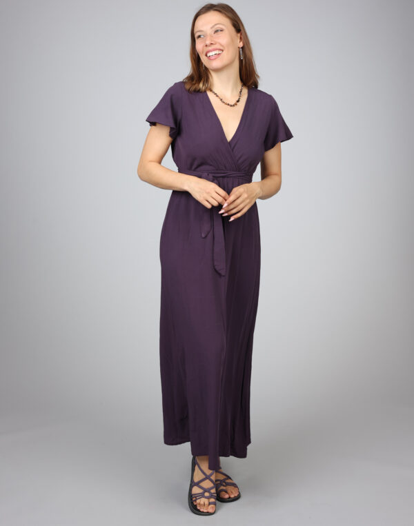 שמלת מקסי חלקה