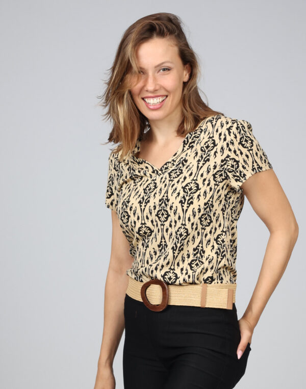 חולצת ויסקוזה קצרה