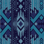 אלמנט בוהו כחולים