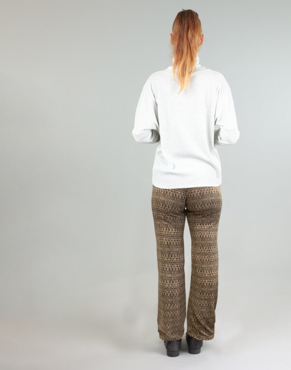 מכנסים מודפסים מתרחבים