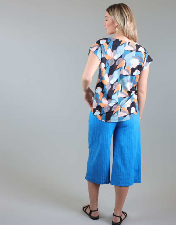 חולצה משוחררת מודפסת