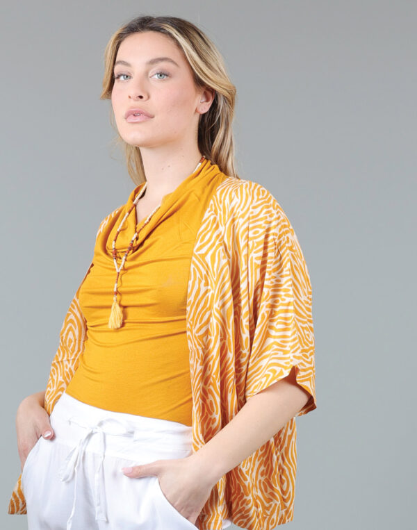 חולצת לייקרה רבידה