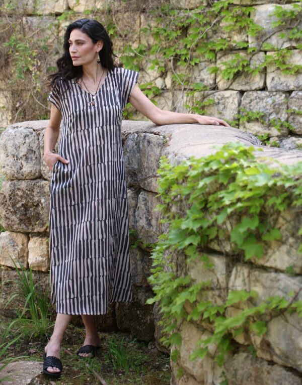 שמלת מקסי כותנה