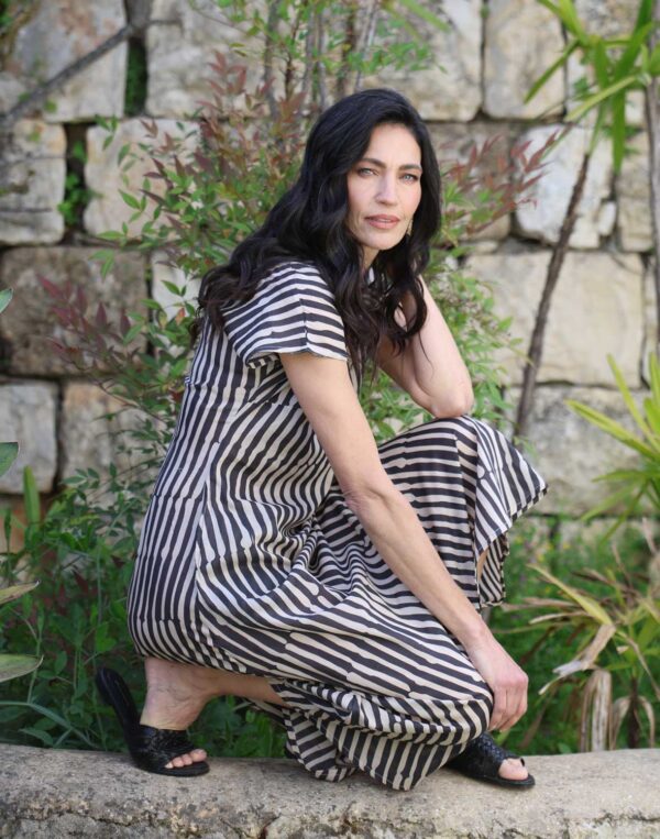 שמלת מקסי כותנה