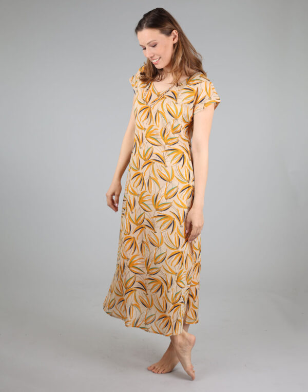 שמלת מקסי כותנה