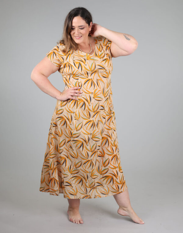 שמלת מקסי כותנה