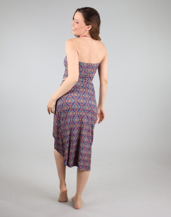 סטרפלס מודפס ארוך