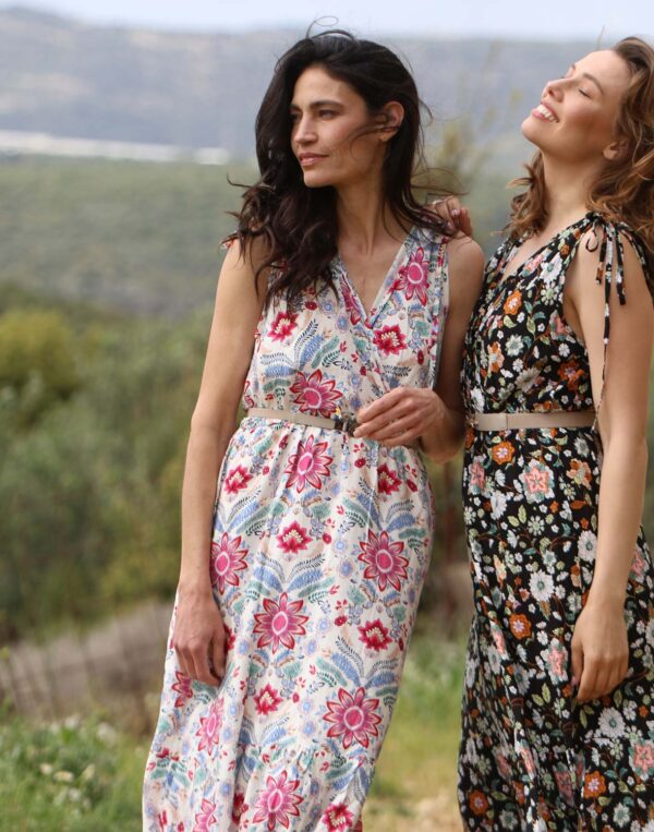 שמלת ויסקוזה מקסי