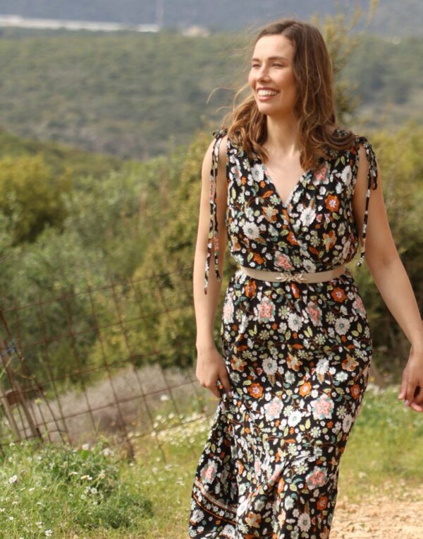 שמלת ויסקוזה מקסי