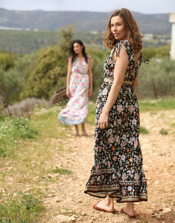 שמלת ויסקוזה מקסי