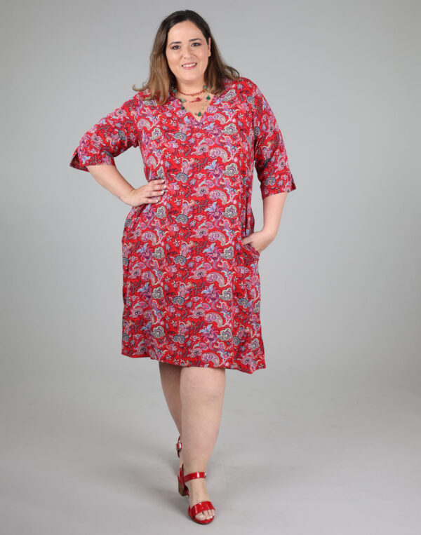 שמלת ויסקוזה פלאס סייז