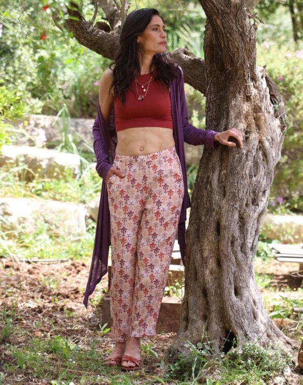 מכנסיים מודפסים