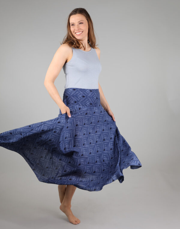 חצאית מודפסת