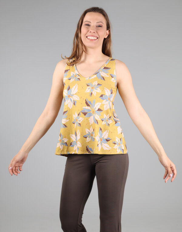 גופיה רחבה מודפסת