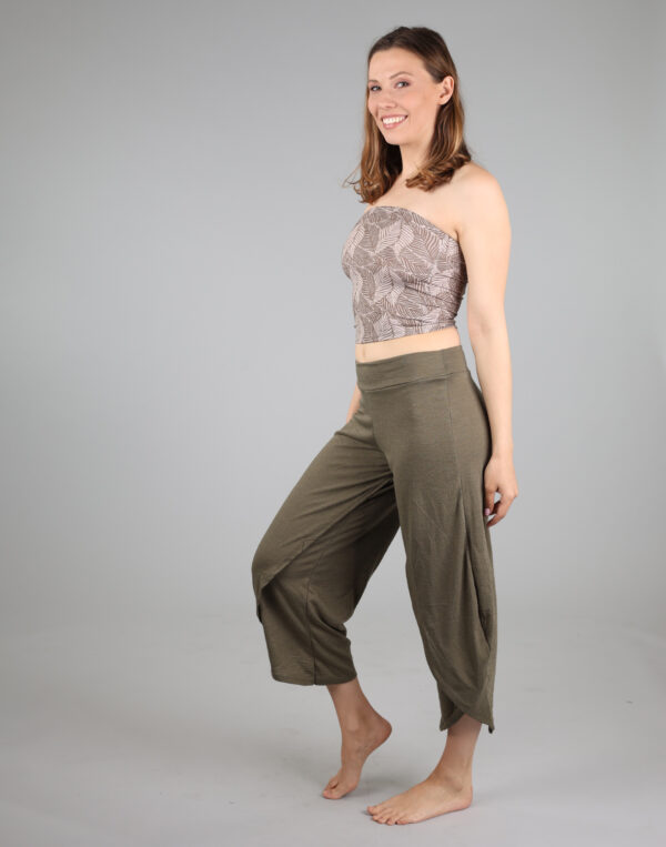 סטרפלס מודפס ארוך