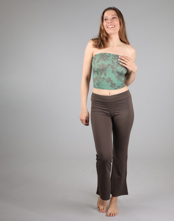 סטרפלס מודפס ארוך