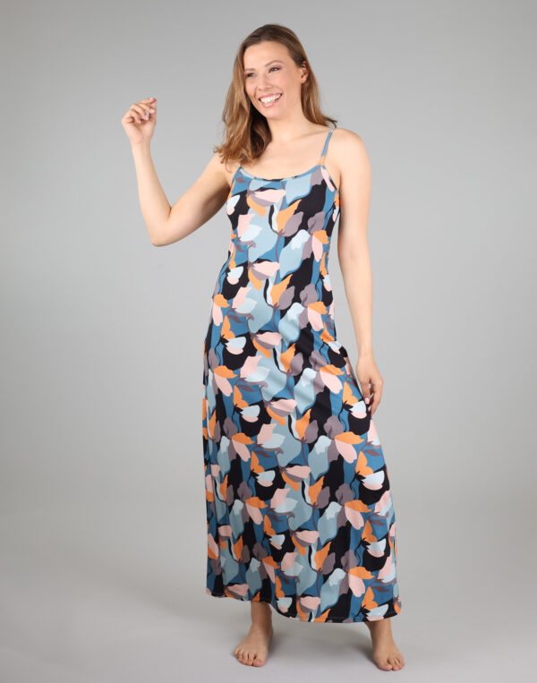 שמלת מקסי כתפיות