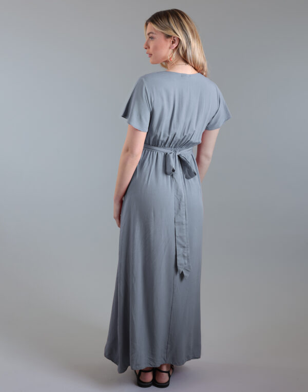 שמלת מקסי חלקה