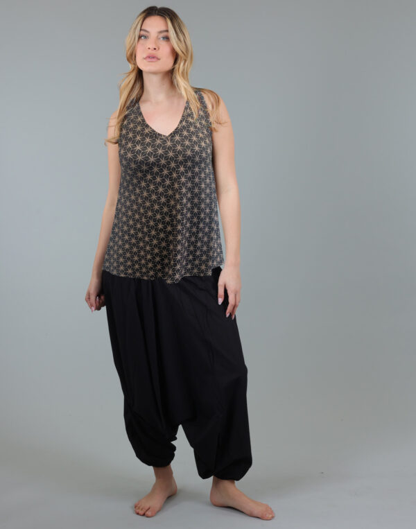 גופיה רחבה מודפסת