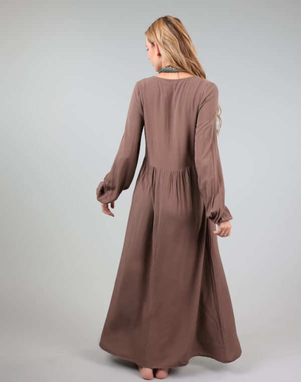 שמלה ויסקוזה ארוכה