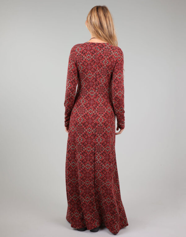 שמלת מקסי חורפית