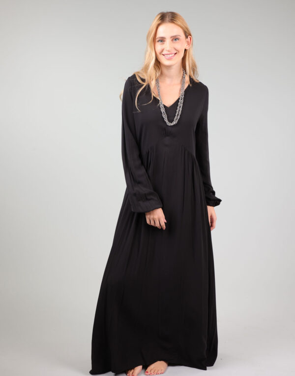 שמלה ויסקוזה ארוכה